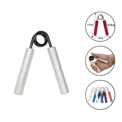 Эспандер кистевой Hand Grip 3097, металл, серебристый