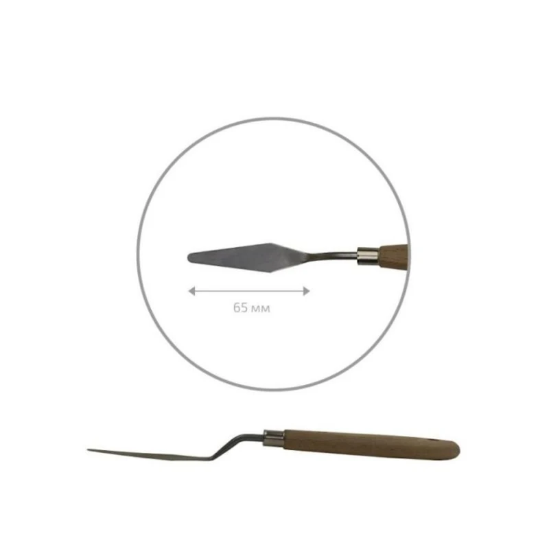 Мастихин Rosa Studio 11918, нержавеющая сталь/дерево, ромб мини, 6.5 см Мастихин Rosa Studio 11918, нержавеющая сталь/дерево, ромб мини, 6.5 см