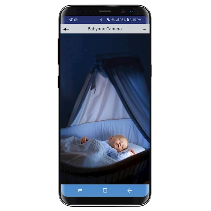 Видеоняня Babyono 1514, 14.5x7 см, белая Видеоняня Babyono 1514, 14.5x7 см, белая