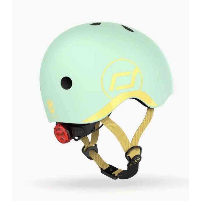 Uşaq dəbilqəsi Scoot&Ride, yaşıl/sarı, XXS-S