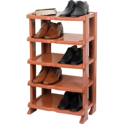 Подставка для обуви Proff Premium, 49x84.5x31.5 см, 5 полок, коричневая