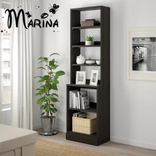Stellaj Marina 3563_M25StelCokolVen, LDSP, 212x37x61 sm, qara