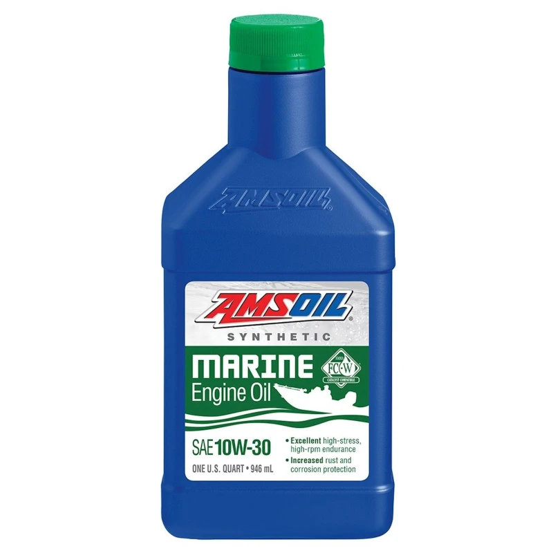 Масло моторное Amsoil Synthetic Marine Oil 10W-30, 946 мл WCTQT