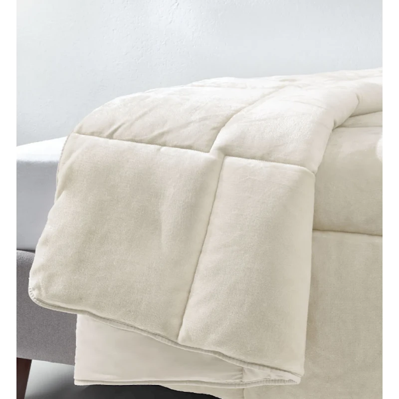 Одеяло Yataş Veldon Soft, 195x215 см, двуспальный, бежевый Одеяло Yataş Veldon Soft, 195x215 см, двуспальный, бежевый