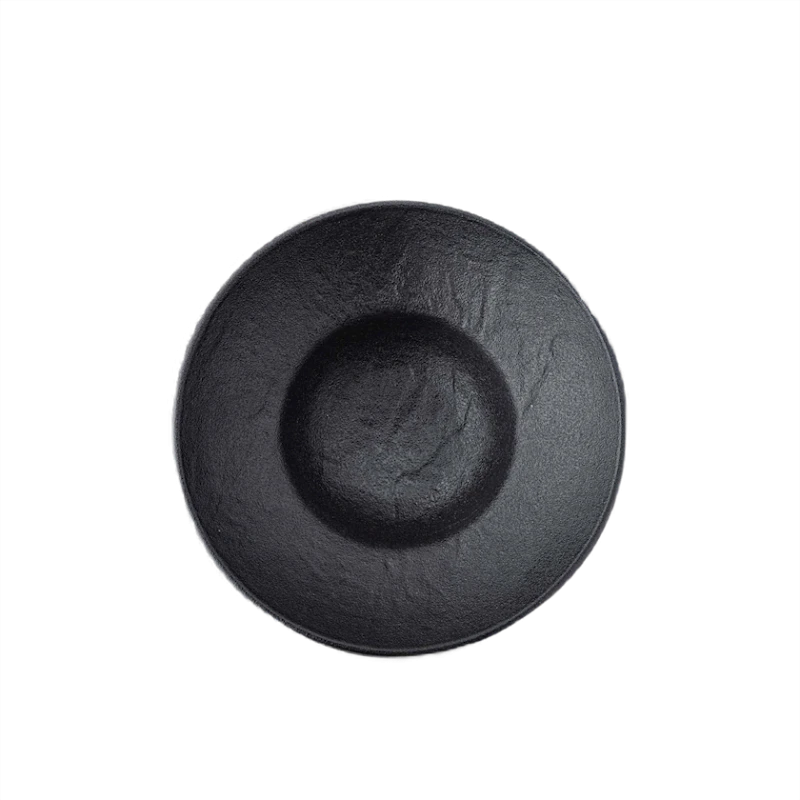 Тарелка глубокая Wilmax Slatestone WL‑661113/A, круглая, 1100 мл, диаметр 22.5 см, фарфор, черный Тарелка глубокая Wilmax Slatestone WL‑661113/A, круглая, 1100 мл, диаметр 22.5 см, фарфор, черный