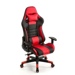 Игровое кресло GM317, 155х55 см, черный/красный