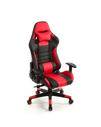 Oyun kreslosu GM317, 155x55 sm, qara/qırmızı
