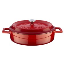 Böyük tava Lava Multi-Purpose, çuqun, qırmızı, 24 sm