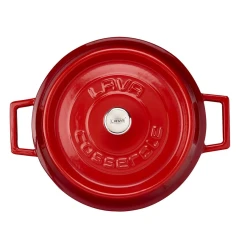 Сотейник Lava Multi-Purpose, чугун, красный, 24 см