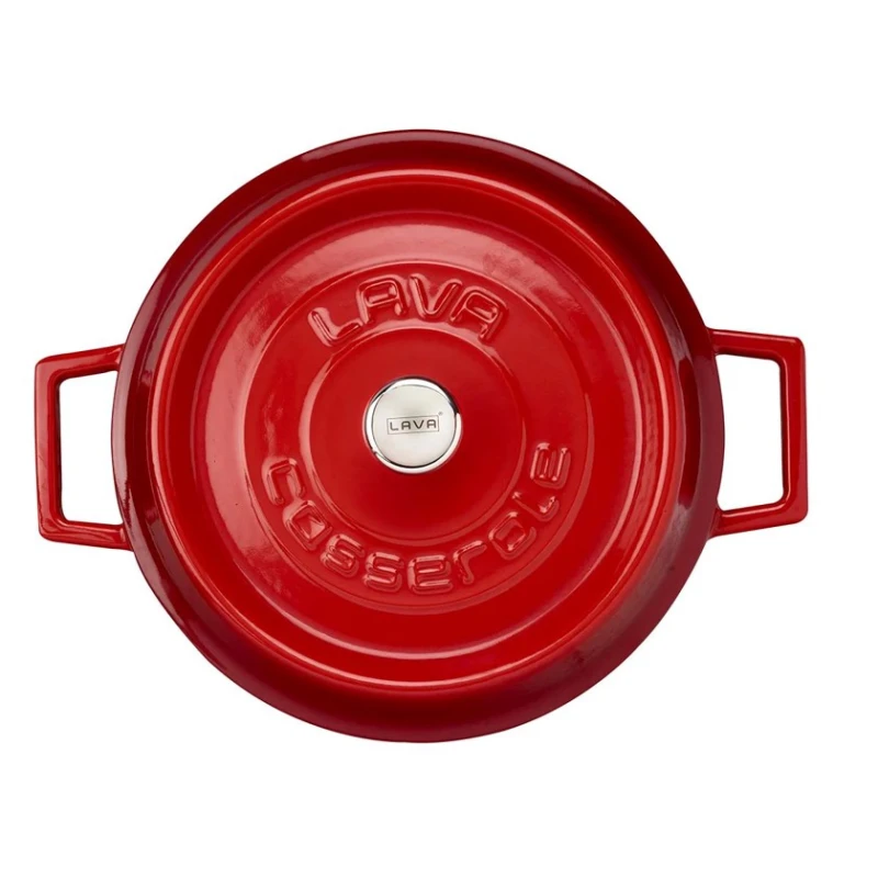 Сотейник Lava Multi-Purpose, чугун, красный, 24 см Сотейник Lava Multi-Purpose, чугун, красный, 24 см
