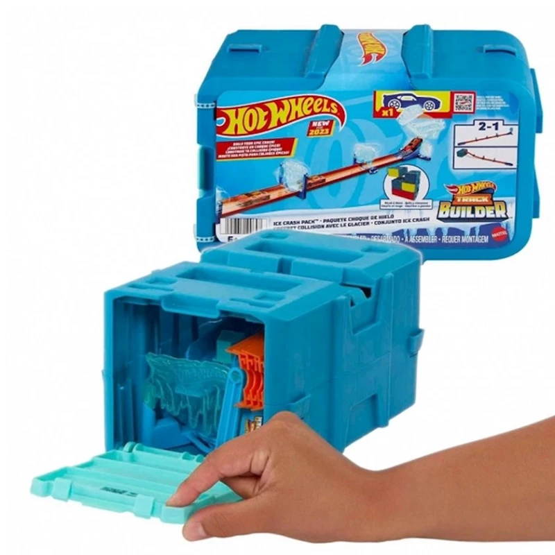 Автотрек Hot Wheels Track Builder Ice Crash Pack HKX40