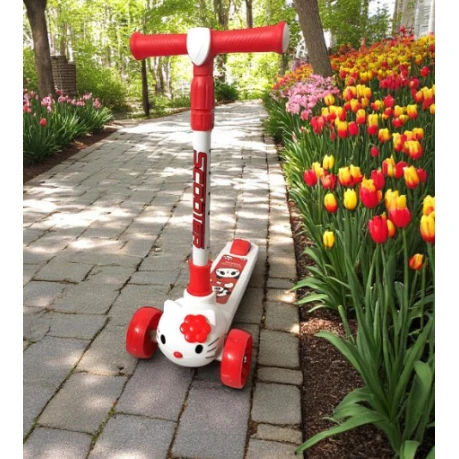 Детский самокат 809KT, красный