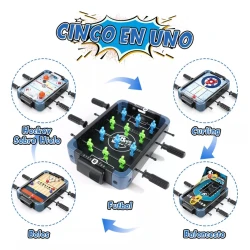 Настольный футбол XC Toys 5in1, 36.5x22.5x6.6 см Настольный футбол XC Toys 5in1, 36.5x22.5x6.6 см