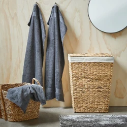 Полотенце банное JYSK Karlstad By Kronborg, 70x140 см, хлопок, темно-серый