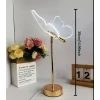 Masaüstü LED lampa Butterfly, 38 sm
