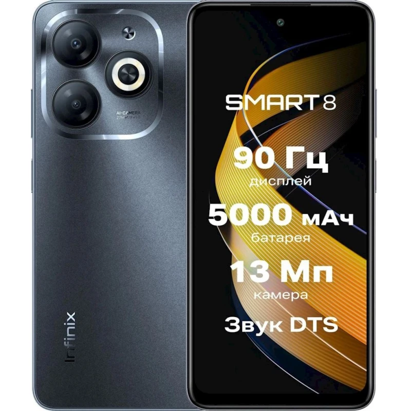 Smartfon Infinix Smart 8 3GB/64Gb Black Smartfon Infinix Smart 8 3GB/64Gb Black