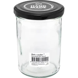 Банка Flink & Sauber 440 мл, стекло, с крышкой, в ассортименте Банка Flink & Sauber 440 мл, стекло, с крышкой, в ассортименте