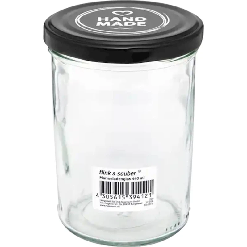Банка Flink & Sauber 440 мл, стекло, с крышкой, в ассортименте Банка Flink & Sauber 440 мл, стекло, с крышкой, в ассортименте
