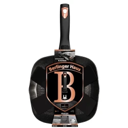 Сковородка-гриль Berlinger Haus Black Rose Collection BH 1953, цвет черный, 28 см