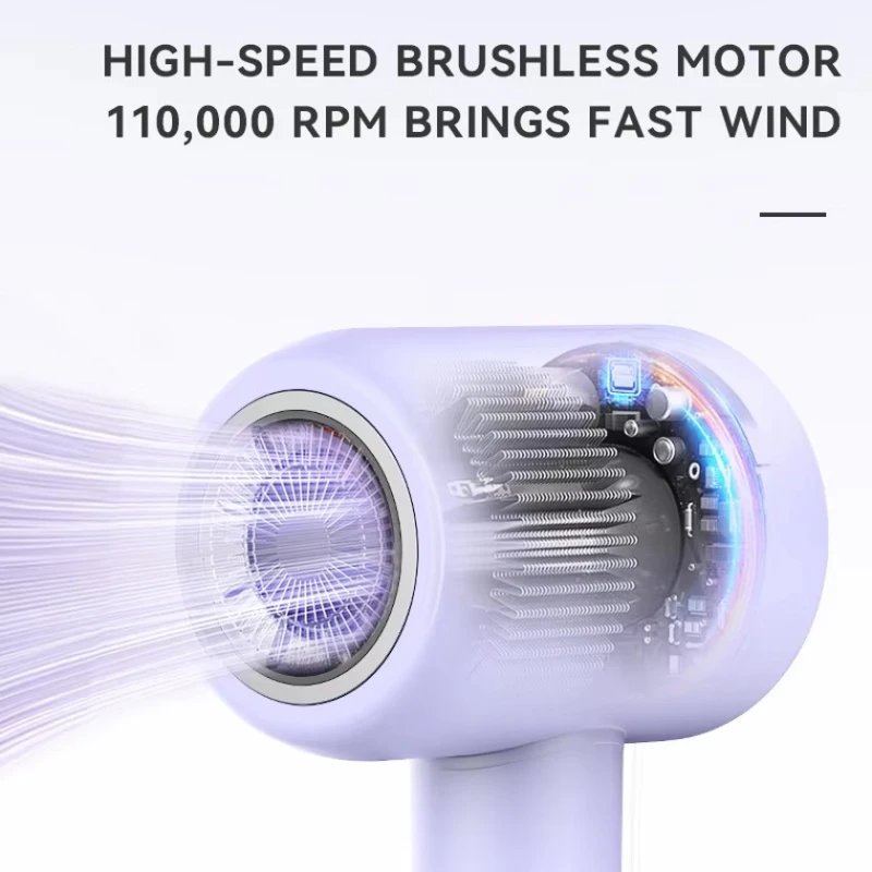 Фен Kemei KM-6884 Purple Фен Kemei KM-6884 Purple