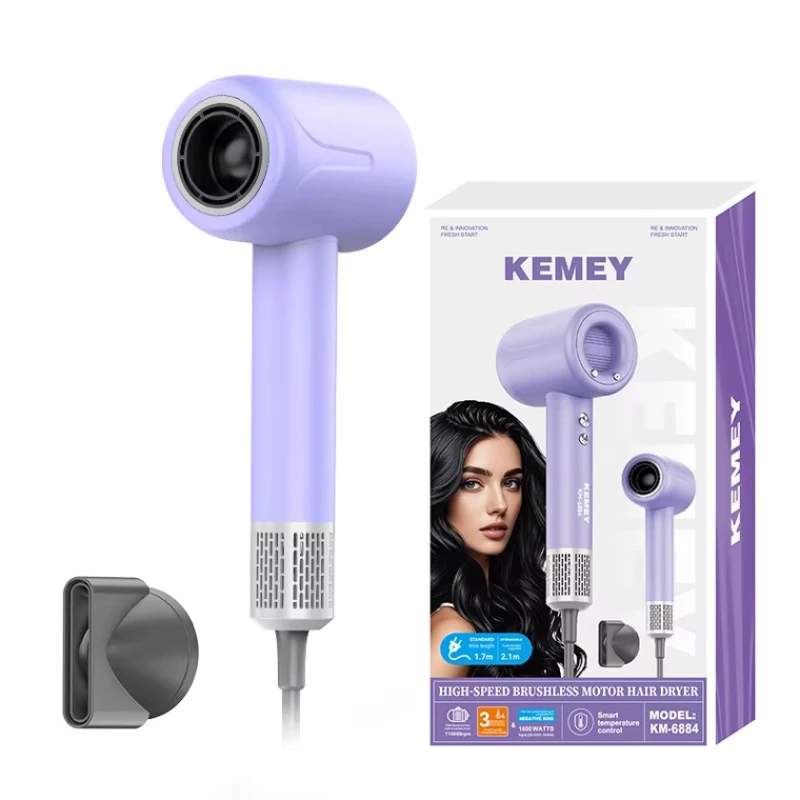 Фен Kemei KM-6884 Purple Фен Kemei KM-6884 Purple