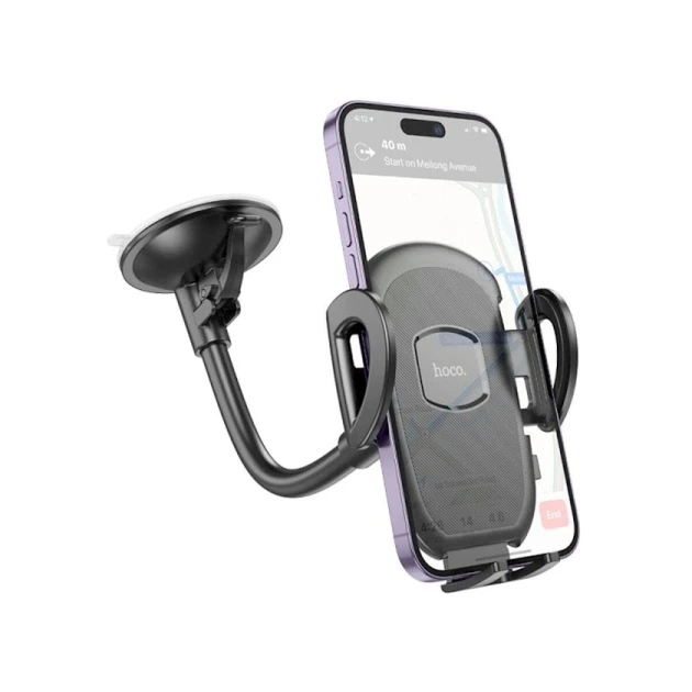 Автомобильный держатель для телефона Hoco H10 Genera Black