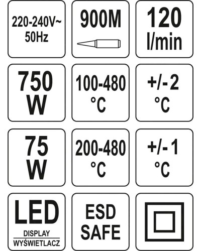 Elektrik lehim Yato YT-82458