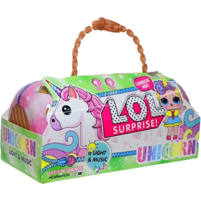 Kukla Lol Unicorn BB300, işıq və səs effekti ilə