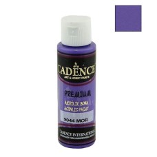 Akril boya Cadence Premium Acrylic Paint 9044 Purple, dekorativ, al-qırmızı, 70 ml