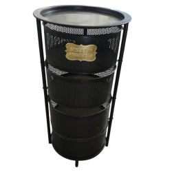 Корзина для фруктов и овощей 4-х ярусная 128 черная