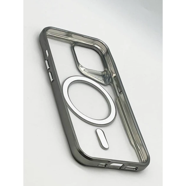 Çexol MagSafe Case Apple iPhone 13/14 üçün Boz