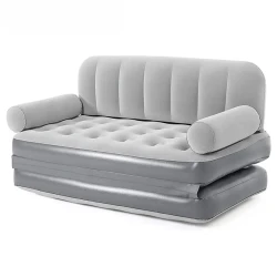 Надувной диван, ПВХ, серый, 188х152х64 см Надувной диван, ПВХ, серый, 188х152х64 см