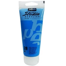 Акриловая краска Pebeo Studio Acrylics Cerulean Blue, 100 мл
