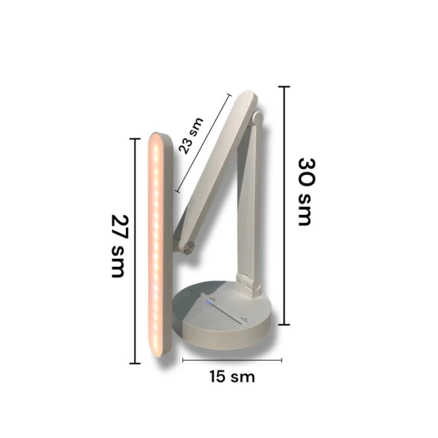 Настольная лампа 6240_Talampx, белая