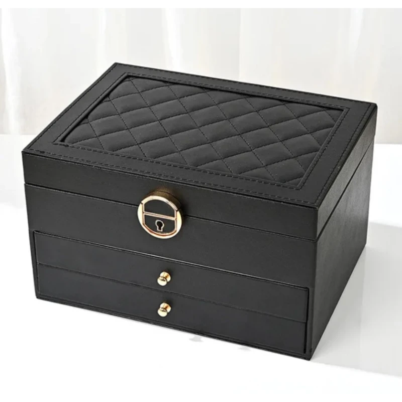 Органайзер 3-х цветный, белый, черный, зеленый, экокожа 23x17,13,5 см