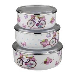 Набор контейнеров для продуктов NH-14, металл/пластик, 3 шт Набор контейнеров для продуктов NH-14, металл/пластик, 3 шт