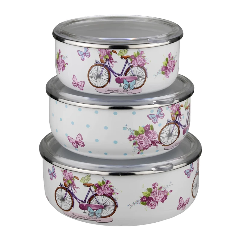 Набор контейнеров для продуктов NH-14, металл/пластик, 3 шт Набор контейнеров для продуктов NH-14, металл/пластик, 3 шт