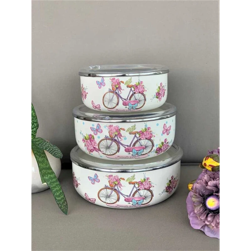 Набор контейнеров для продуктов NH-14, металл/пластик, 3 шт Набор контейнеров для продуктов NH-14, металл/пластик, 3 шт