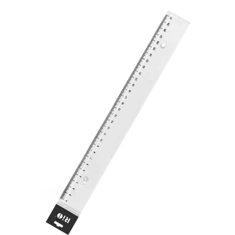 Xətkeş Rio 205, plastik, şəffaf, 30 sm