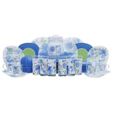 Süfrə servizi Luminarc Q5864 Flowerpad blue, 46 hissə
