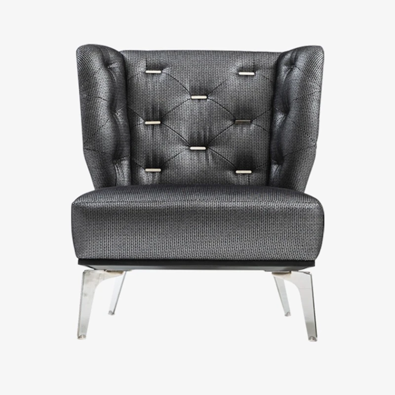 Кресло Valentino, высота 86см х длина 80см х ширина 78см, Металлические ножки, черный Кресло Valentino, высота 86см х длина 80см х ширина 78см, Металлические ножки, черный