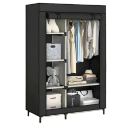 Портативный шкаф SQ6U, 105x45x170 см, черный Портативный шкаф SQ6U, 105x45x170 см, черный