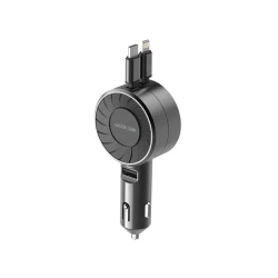 Автомобильное зарядное устройство Green Lion Telescopic 50W Black Автомобильное зарядное устройство Green Lion Telescopic 50W Black
