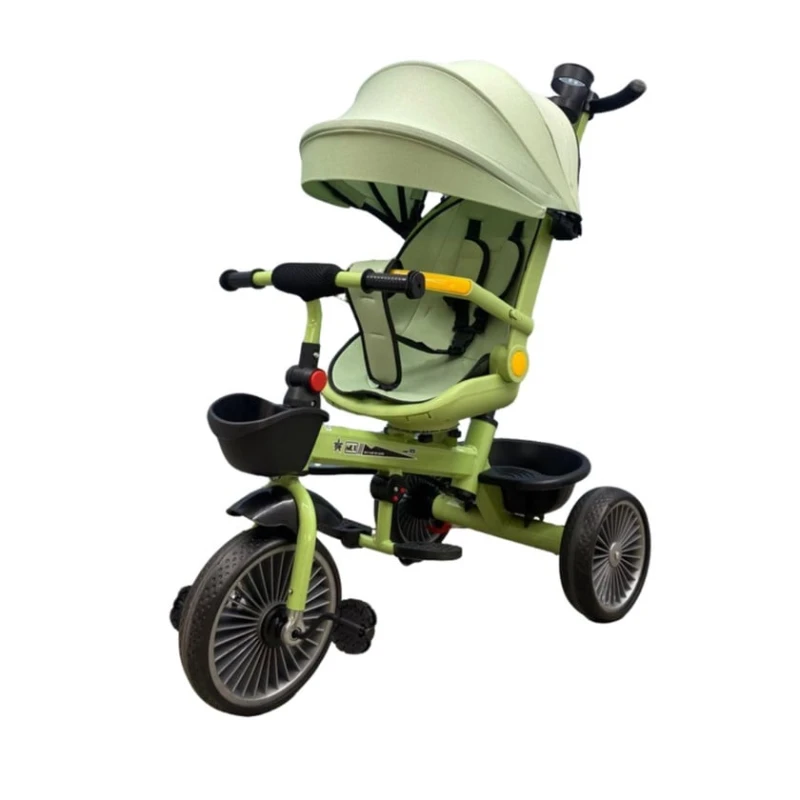 Üçtəkərli velosiped TB-510 azr784, yaşıl, 1-4 yaş