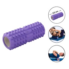 Tikanlı masaj roliki Gymnic 1004/2, bənövşəyi, 23 sm