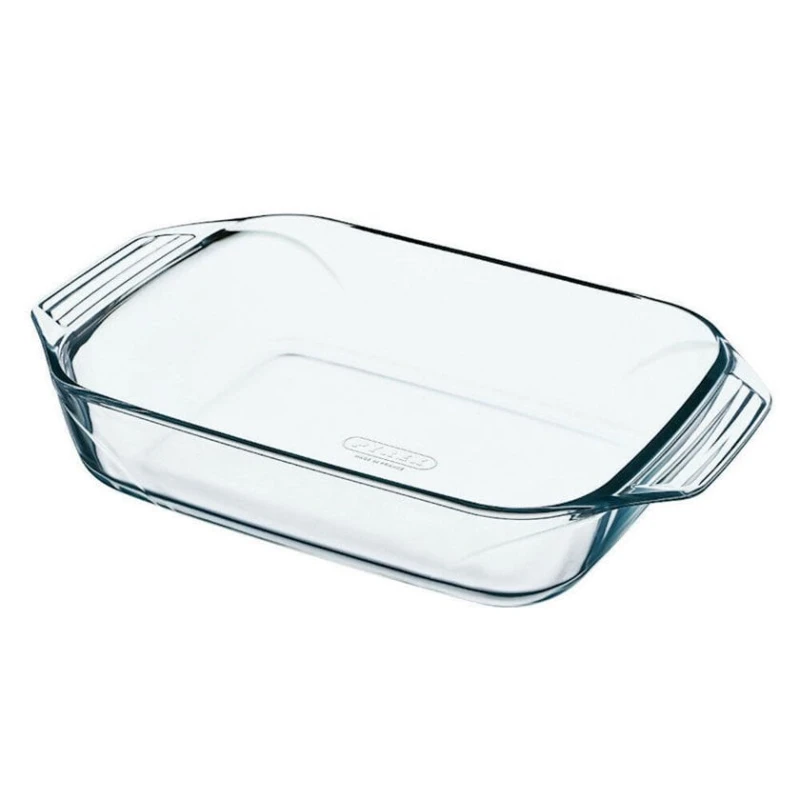 Bişirmə üçün qab Pyrex Optimum, 35x23 sm, şüşə, şəffaf Bişirmə üçün qab Pyrex Optimum, 35x23 sm, şüşə, şəffaf
