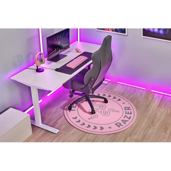Защитный коврик под кресло Team Razer Floor Rug Quartz, 120х120 см, полиэстер/бархат Защитный коврик под кресло Team Razer Floor Rug Quartz, 120х120 см, полиэстер/бархат
