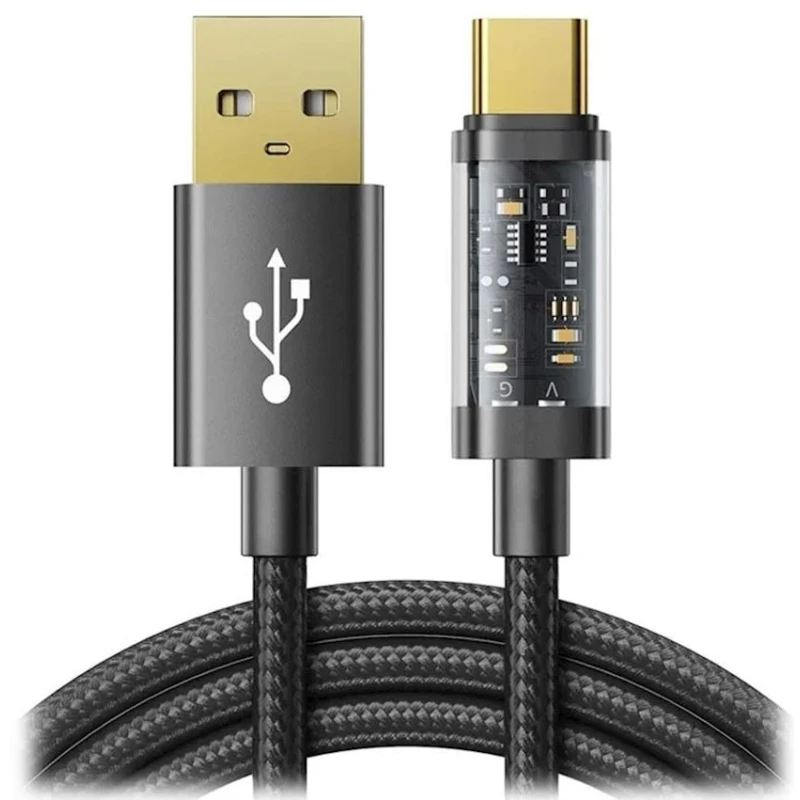 Кабель Joyroom S-UC027A12 USB-/USB-C, 1.2 м, Black