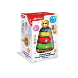 Пирамидка-неваляшка Азбукварик Тигрёнок, музыкальный, 11.8х20.8 см Пирамидка-неваляшка Азбукварик Тигрёнок, музыкальный, 11.8х20.8 см