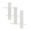 Полка настенная Lobi 12115576, ЛДСП, белая, 84x15x84 см Полка настенная Lobi 12115576, ЛДСП, белая, 84x15x84 см